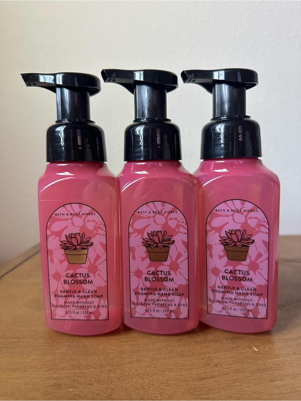X3 Bath & Body Works CACTUS BLOSSOM foaming hand soaps NEW
